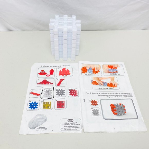 Little Tikes Waffle Blocks Fire & Rescue Set Incomplete - Picture 4 of 11